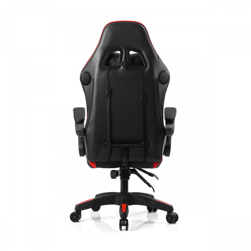 Gaming Καρέκλα Μαύρη/Άσπρη Με Led Φωτισμό, Ηχεία, Μασάζ Και Bluetooth