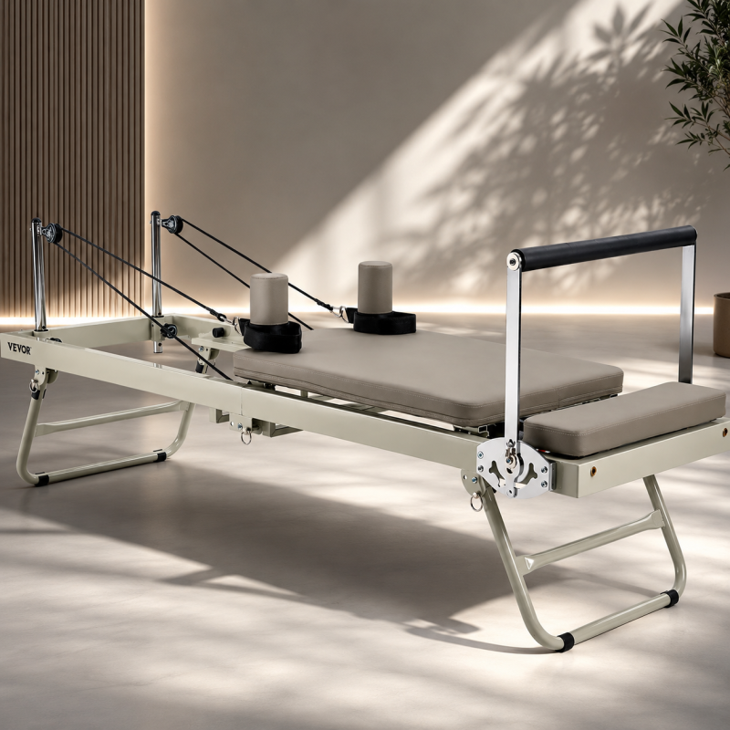 Pilates Reformer Fold Pro 5S – Πτυσσόμενο Κρεβάτι Pilates με 5 λάστιχα Boungee Cords