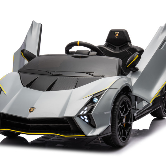 Lamborghini Sian Licensed Ηλεκτροκίνητο Παιδικό Αυτοκίνητο 12V με Τηλεχειριστήριο 2.4G, Bluetooth, Μουσική & LED Φώτα Γκρί