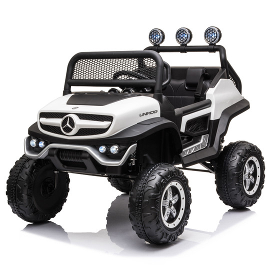 Licensed Mercedes Benz Unimog Ηλεκτρικό Παιδικό Jeep 12V – Λευκό