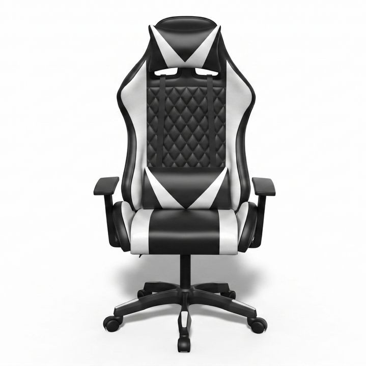 Gaming Chair Elite Comfort White Black