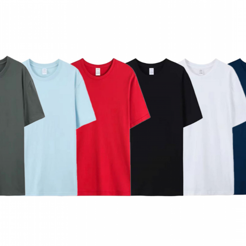 Πακέτο 6 τεμαχίων  Ανδρικά T-shirt σε υπέροχες αποχρώσεις Βαμβακερά